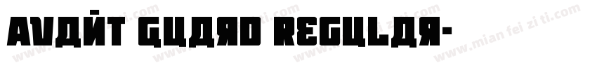 Avant Guard Regular字体转换